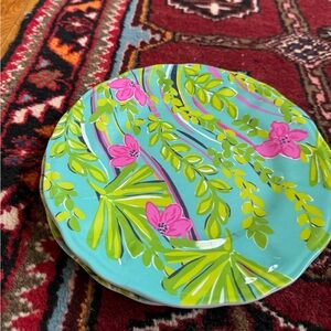 Lilly Pulitzer melamine plates